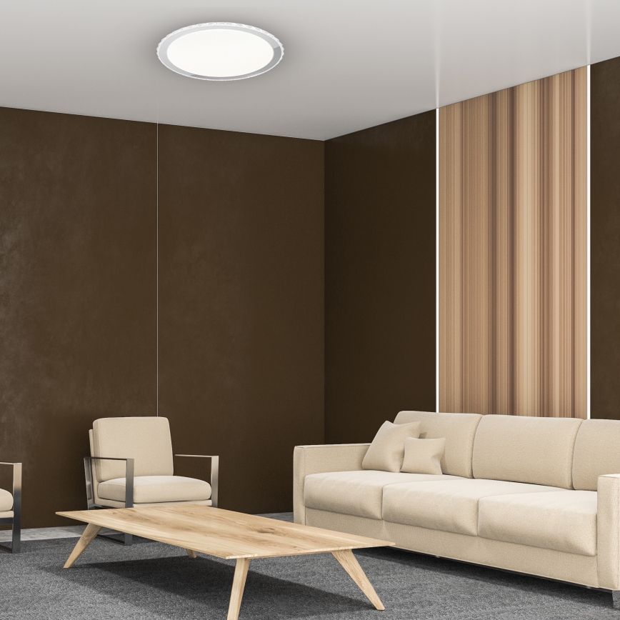 Lámpara de techo LED regulable LAYLA con mando a distancia LED/66W/230V