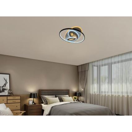 Lámpara de techo LED regulable LED/105W/230V 3000-6500K + mando a distancia