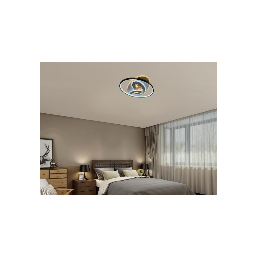 Lámpara de techo LED regulable LED/105W/230V 3000-6500K + mando a distancia