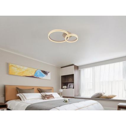 Lámpara de techo LED regulable LED/110W/230V 3000-6500K + control remoto
