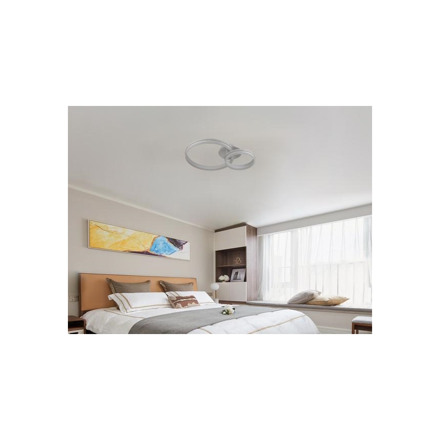 Lámpara de techo LED regulable LED/110W/230V 3000-6500K + control remoto