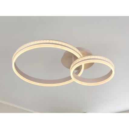 Lámpara de techo LED regulable LED/110W/230V 3000-6500K + control remoto