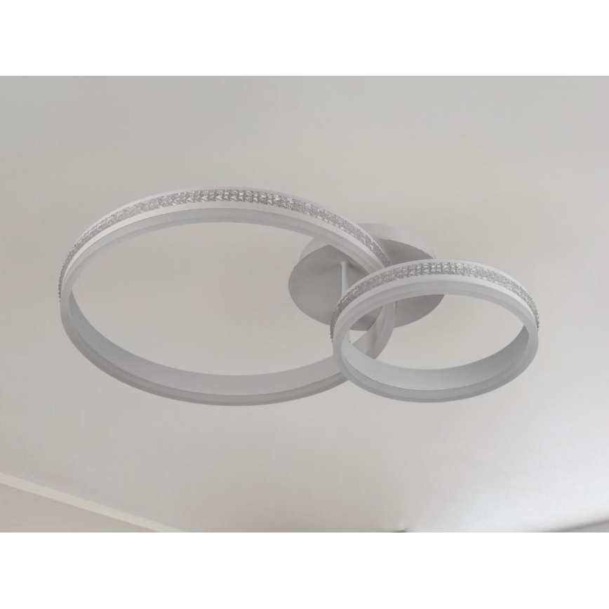 Lámpara de techo LED regulable LED/110W/230V 3000-6500K + control remoto
