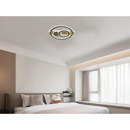 Lámpara de techo LED regulable LED/120W/230V 3000-6500K + mando a distancia