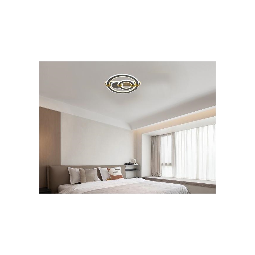 Lámpara de techo LED regulable LED/120W/230V 3000-6500K + mando a distancia