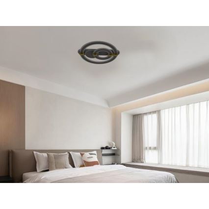 Lámpara de techo LED regulable LED/120W/230V 3000-6500K + mando a distancia