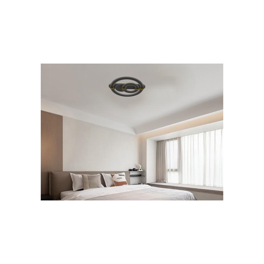 Lámpara de techo LED regulable LED/120W/230V 3000-6500K + mando a distancia