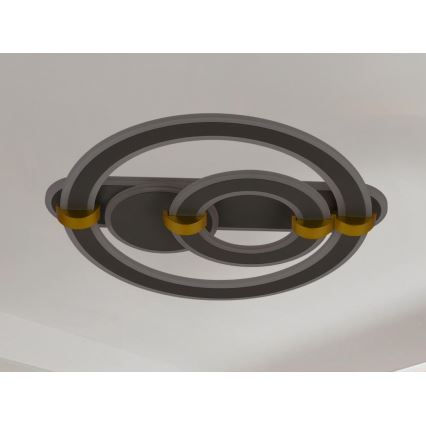 Lámpara de techo LED regulable LED/120W/230V 3000-6500K + mando a distancia