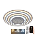 Lámpara de techo LED regulable LED/140W/230V 3000-6500K + mando a distancia