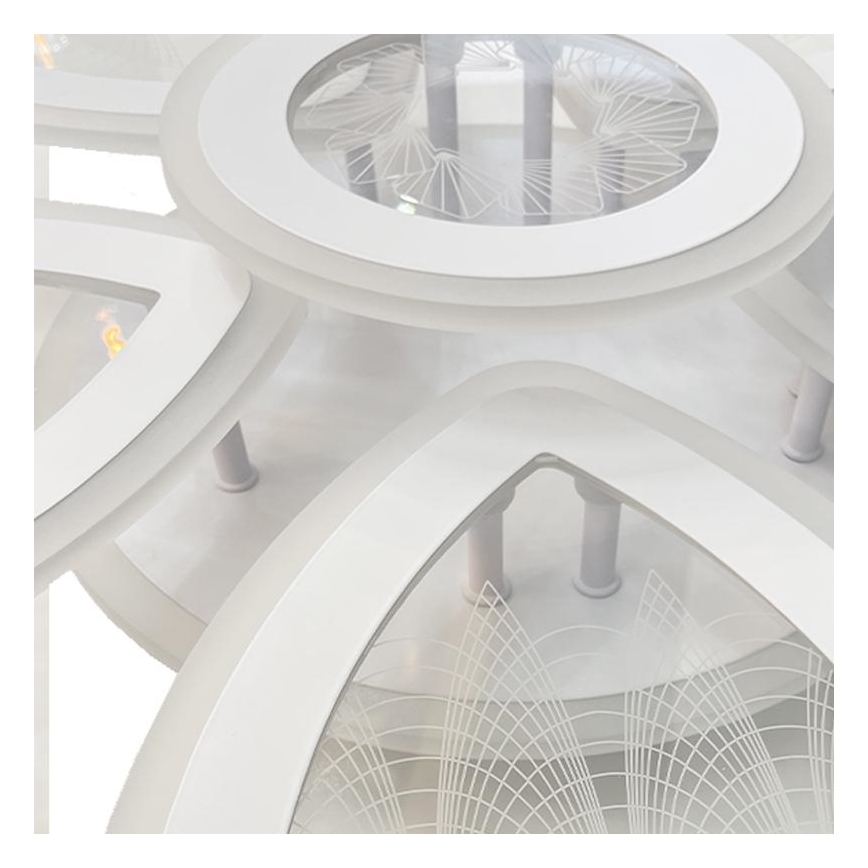 Lámpara de techo LED regulable LED/145W/230V 3000-6500K + control remoto
