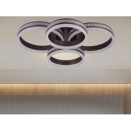 Lámpara de techo LED regulable LED/150W/230V 3000-6500K + mando a distancia