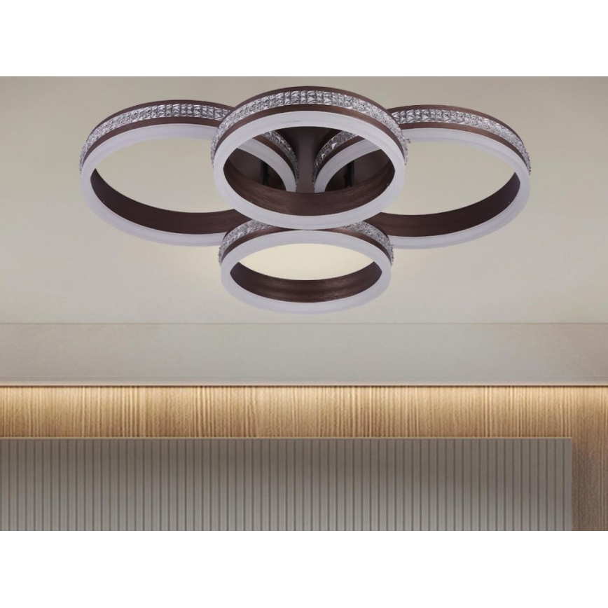 Lámpara de techo LED regulable LED/150W/230V 3000-6500K + mando a distancia