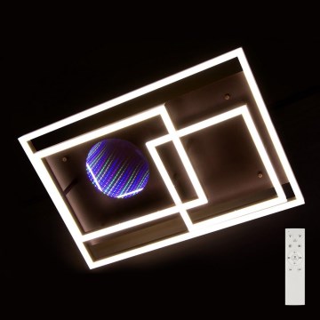 Lámpara de techo LED regulable LED/168W/230V + mando a distancia