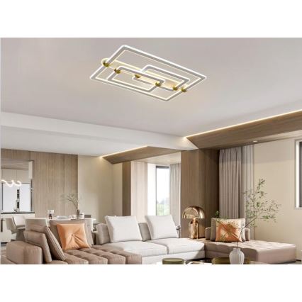 Lámpara de techo LED regulable LED/280W/230V 3000-6500K + mando a distancia