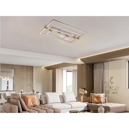 Lámpara de techo LED regulable LED/280W/230V 3000-6500K + mando a distancia