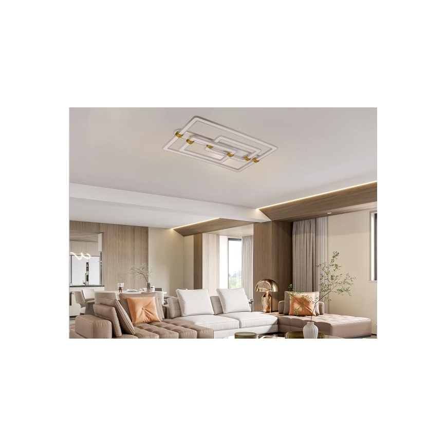Lámpara de techo LED regulable LED/280W/230V 3000-6500K + mando a distancia