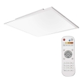Lámpara de techo LED regulable LED/40W/230V 2700K-6000K cuadrada + mando a distancia