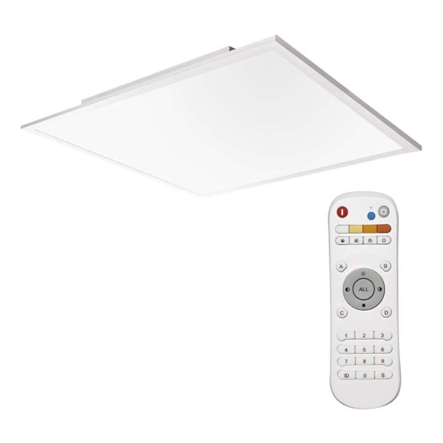 Lámpara de techo LED regulable LED/40W/230V 2700K-6000K cuadrada + mando a distancia