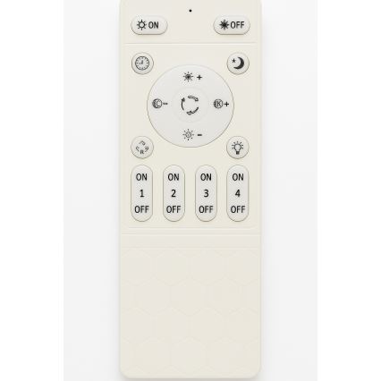 Luminaria de techo LED regulable LED/45W/230V 3000-6500K negra + mando a distancia