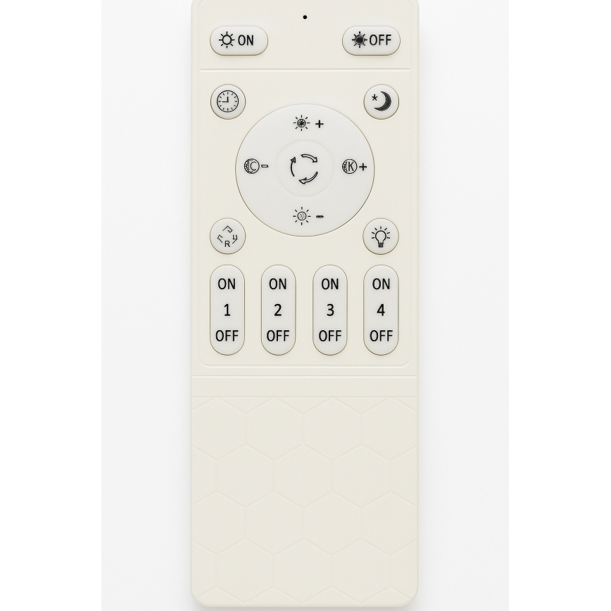 Luminaria de techo LED regulable LED/45W/230V 3000-6500K negra + mando a distancia