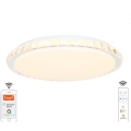 Lámpara de techo LED regulable LED/48W/230V 2700-6500K Wi-Fi Tuya + mando a distancia