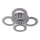 Lámpara de techo LED regulable LED/55W/230V 3000-6500K + control remoto