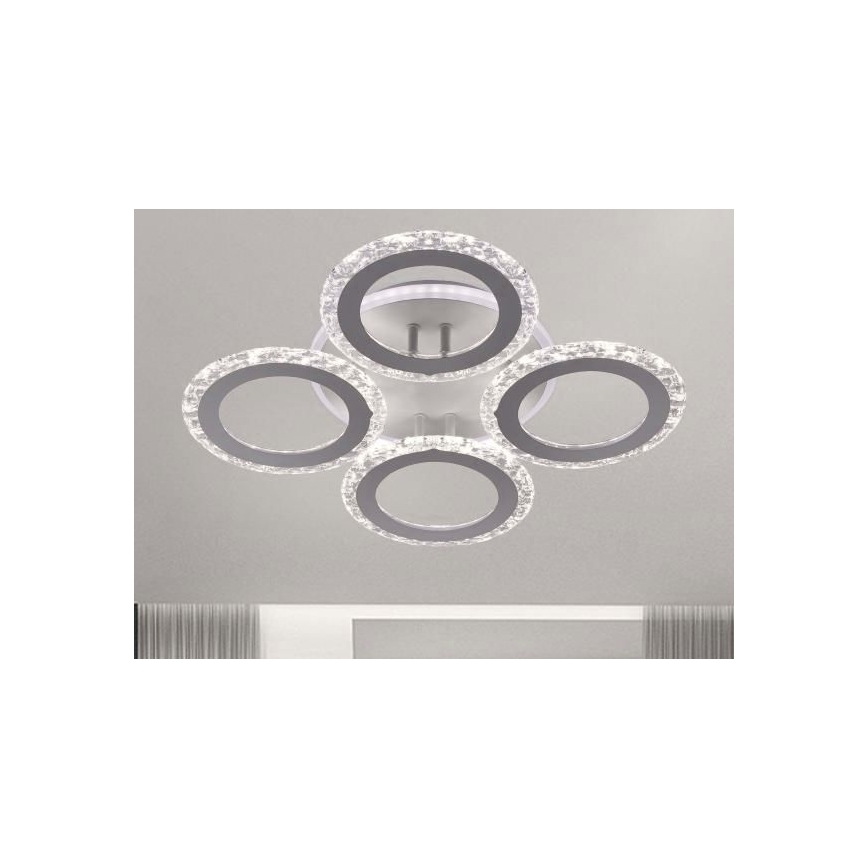 Lámpara de techo LED regulable LED/55W/230V 3000-6500K + control remoto