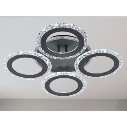 Lámpara de techo LED regulable LED/55W/230V 3000-6500K + control remoto