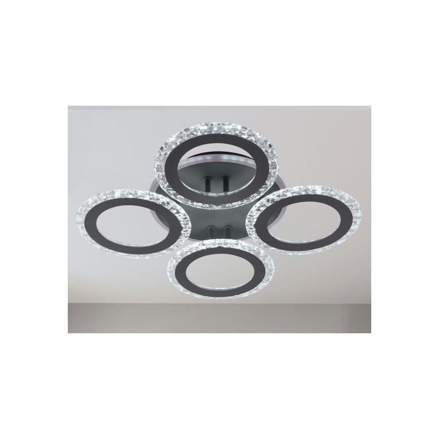 Lámpara de techo LED regulable LED/55W/230V 3000-6500K + control remoto