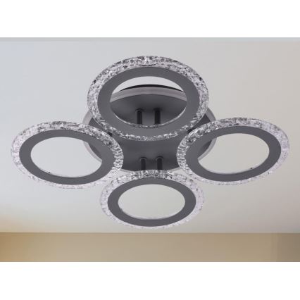Lámpara de techo LED regulable LED/55W/230V 3000-6500K + control remoto