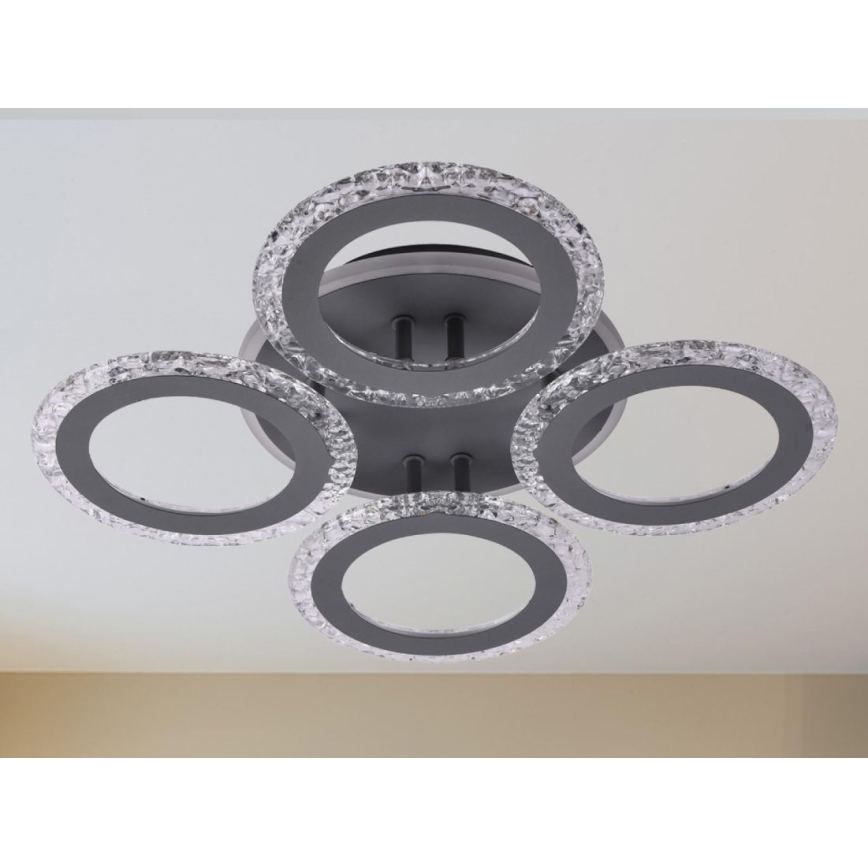 Lámpara de techo LED regulable LED/55W/230V 3000-6500K + control remoto