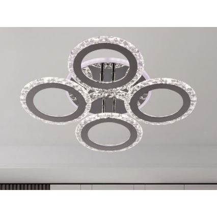 Lámpara de techo LED regulable LED/55W/230V 3000-6500K + control remoto