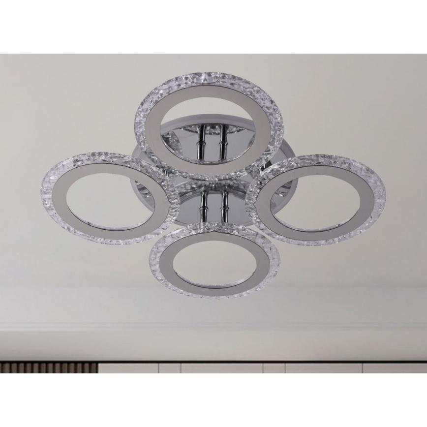Lámpara de techo LED regulable LED/55W/230V 3000-6500K + control remoto
