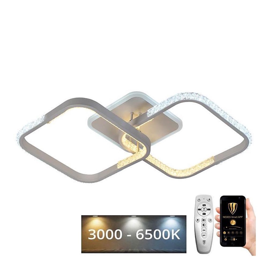 Lámpara de techo LED regulable LED/55W/230V 3000-6500K + mando a distancia