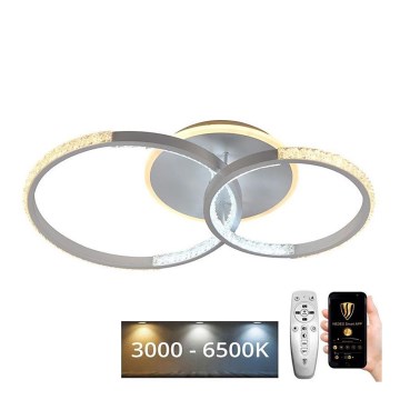 Lámpara de techo LED regulable LED/55W/230V 3000-6500K + mando a distancia