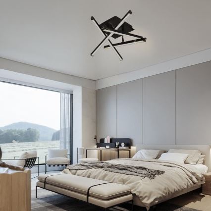 Lámpara de techo LED regulable LED/60W/230V 3000-6500K + control remoto