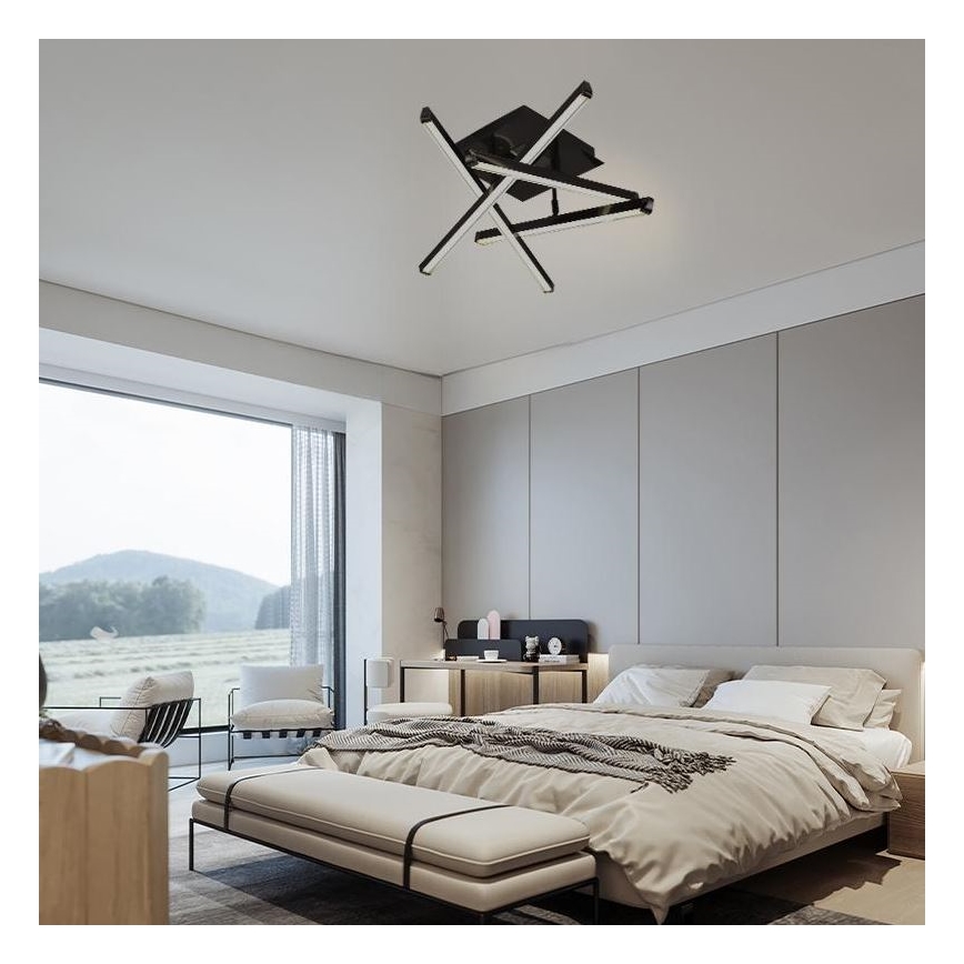 Lámpara de techo LED regulable LED/60W/230V 3000-6500K + control remoto