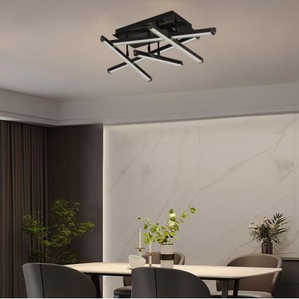 Lámpara de techo LED regulable LED/60W/230V 3000-6500K + control remoto