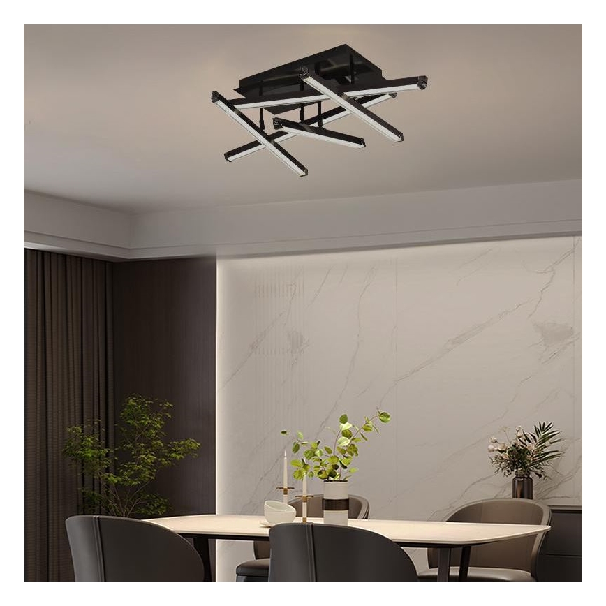 Lámpara de techo LED regulable LED/60W/230V 3000-6500K + control remoto