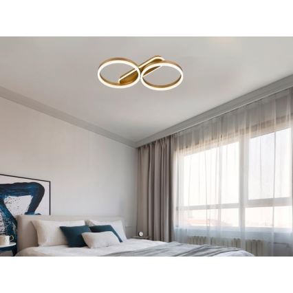 Lámpara de techo LED regulable LED/60W/230V 3000-6500K + mando a distancia
