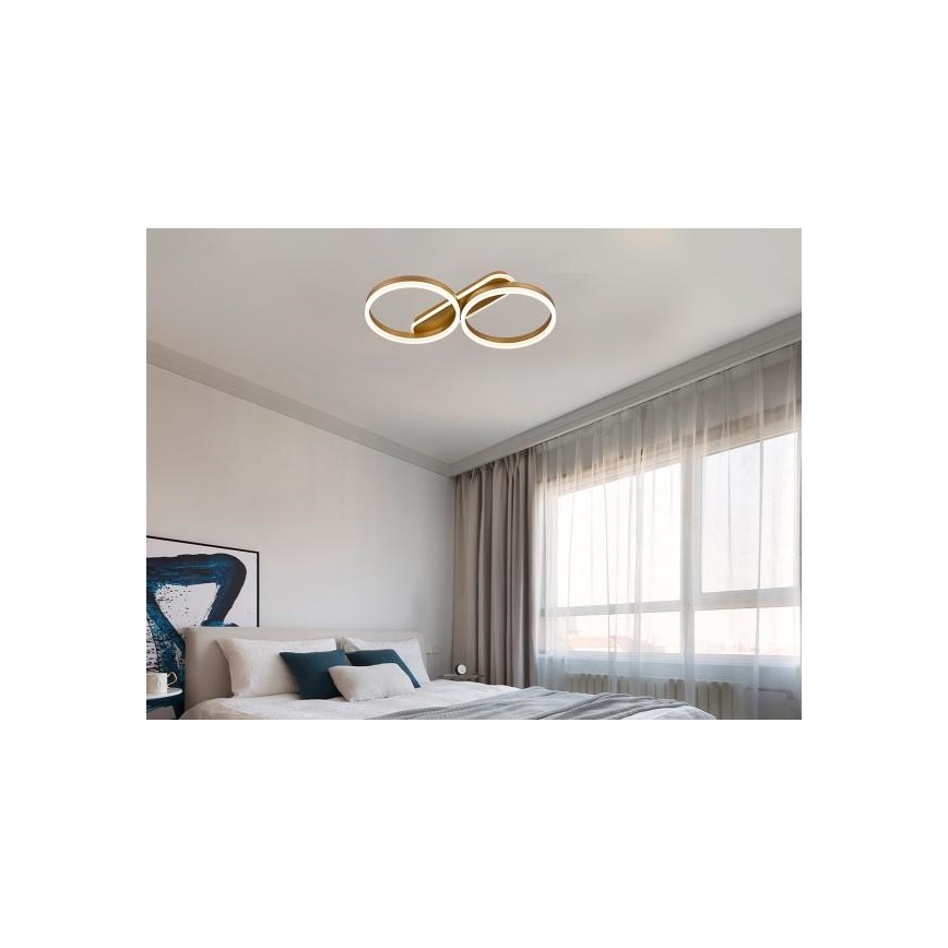 Lámpara de techo LED regulable LED/60W/230V 3000-6500K + mando a distancia