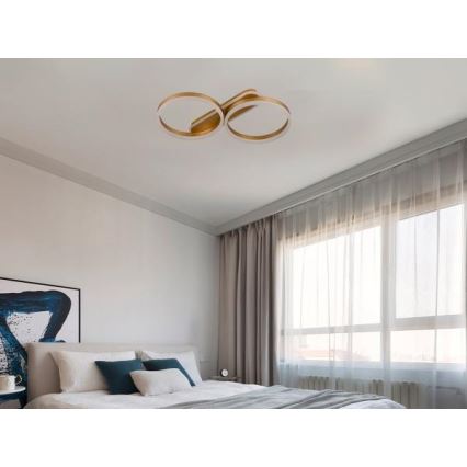 Lámpara de techo LED regulable LED/60W/230V 3000-6500K + mando a distancia