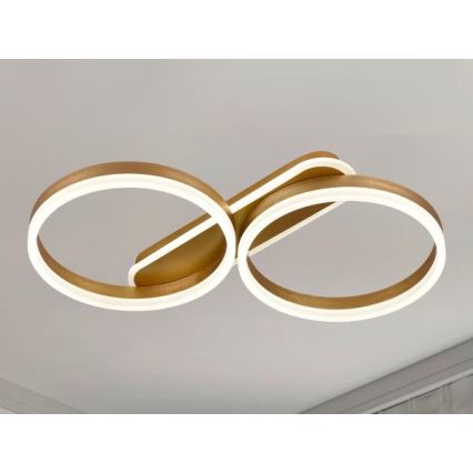 Lámpara de techo LED regulable LED/60W/230V 3000-6500K + mando a distancia