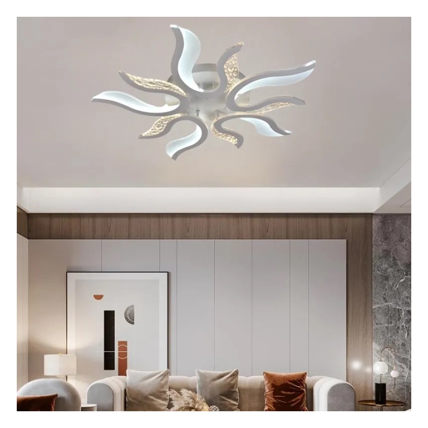 Lámpara de techo LED regulable LED/65W/230V 3000-6500K blanco + mando a distancia