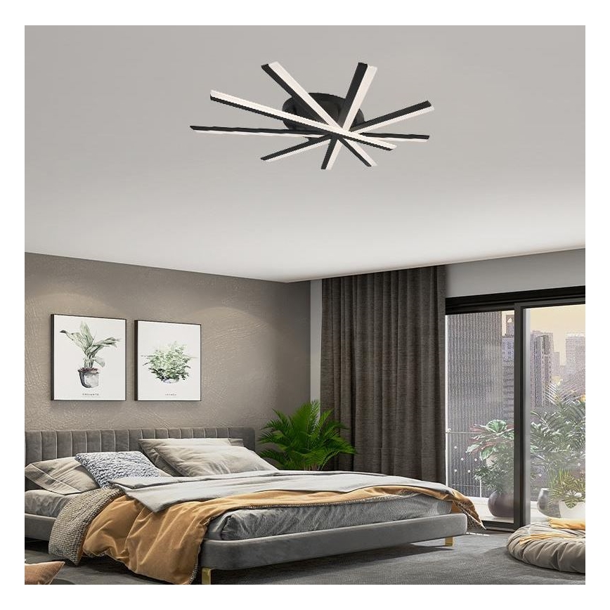 Lámpara de techo LED regulable LED/75W/230V 3000-6500K + control remoto