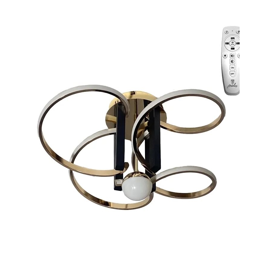 Lámpara de techo LED regulable LED/80W/230V 3000-6500K + control remoto