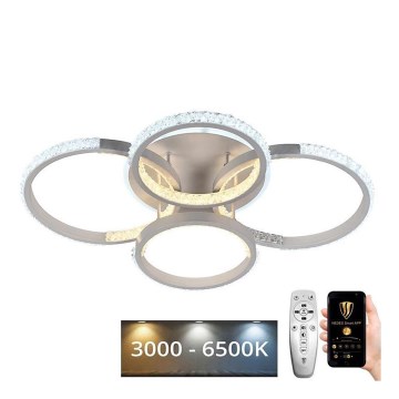 Lámpara de techo LED regulable LED/80W/230V 3000-6500K + mando a distancia