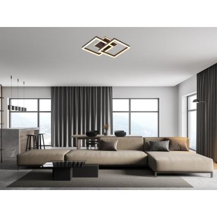 Lámpara de techo LED regulable LED/80W/230V 3000-6500K + mando a distancia