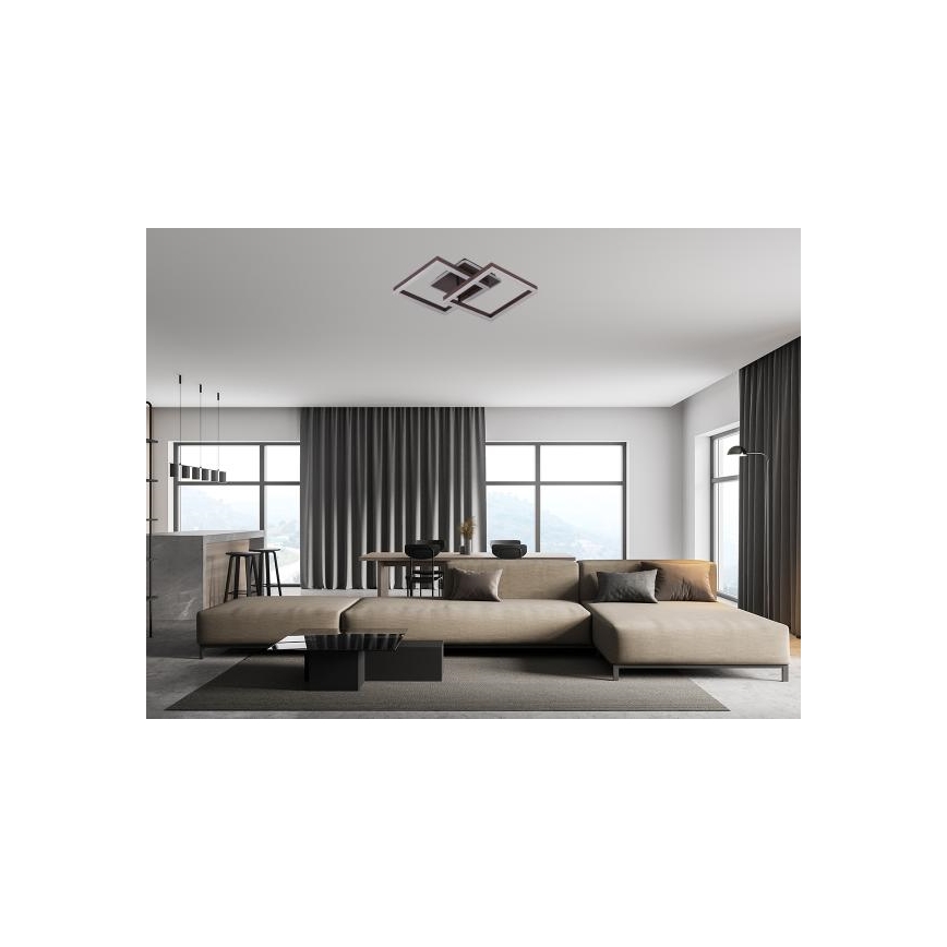 Lámpara de techo LED regulable LED/80W/230V 3000-6500K + mando a distancia