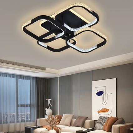 Lámpara de techo LED regulable LED/85W/230V 3000-6500K + control remoto